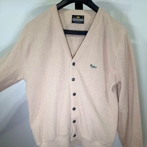 Retro sports cardigan medium cream